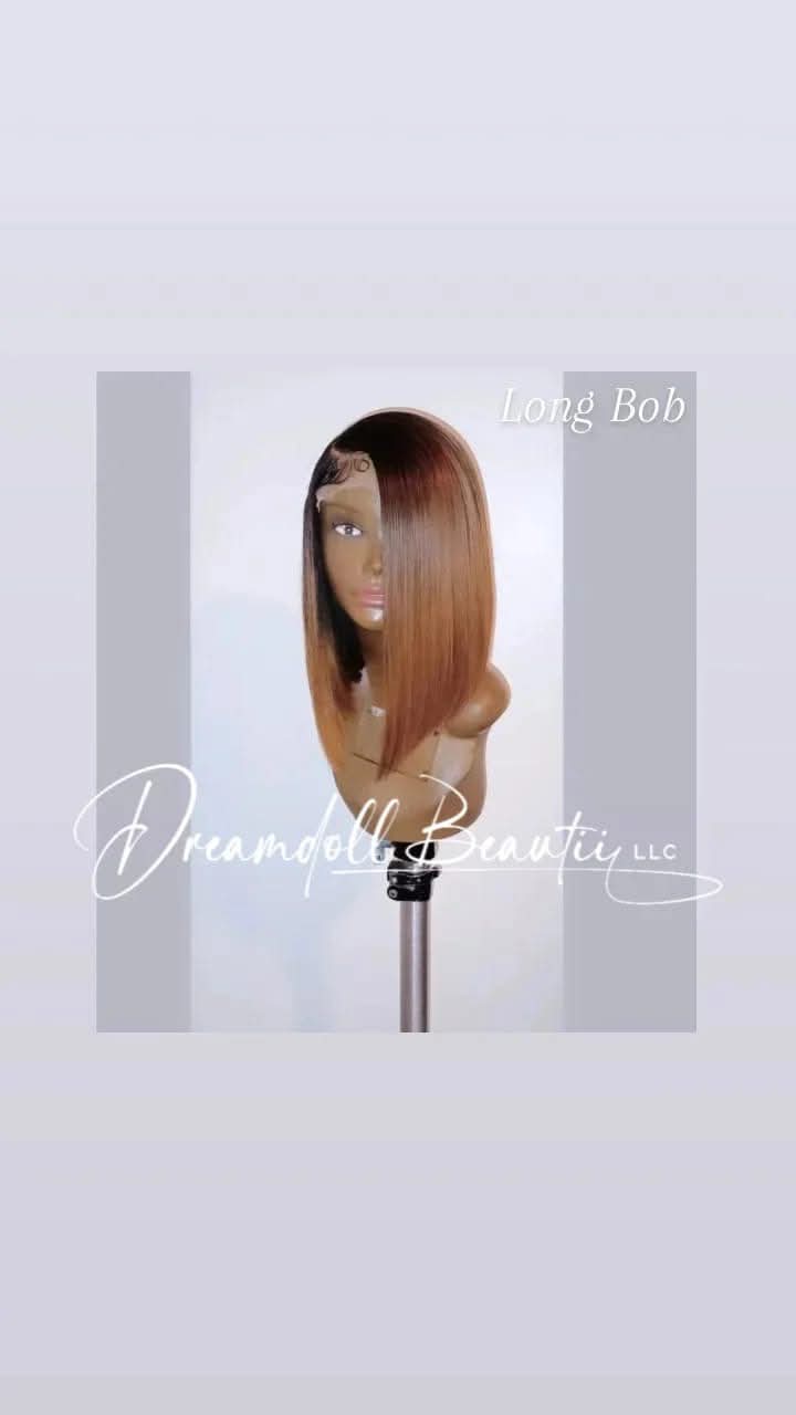 Custom Colored HD Closure Bob Wig